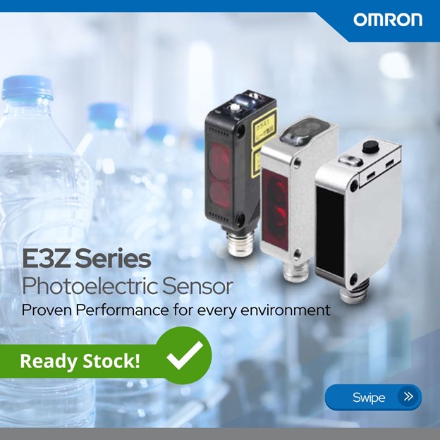 Omron E3Z Cảm biến quang đa năng, nhỏ gọn, bền