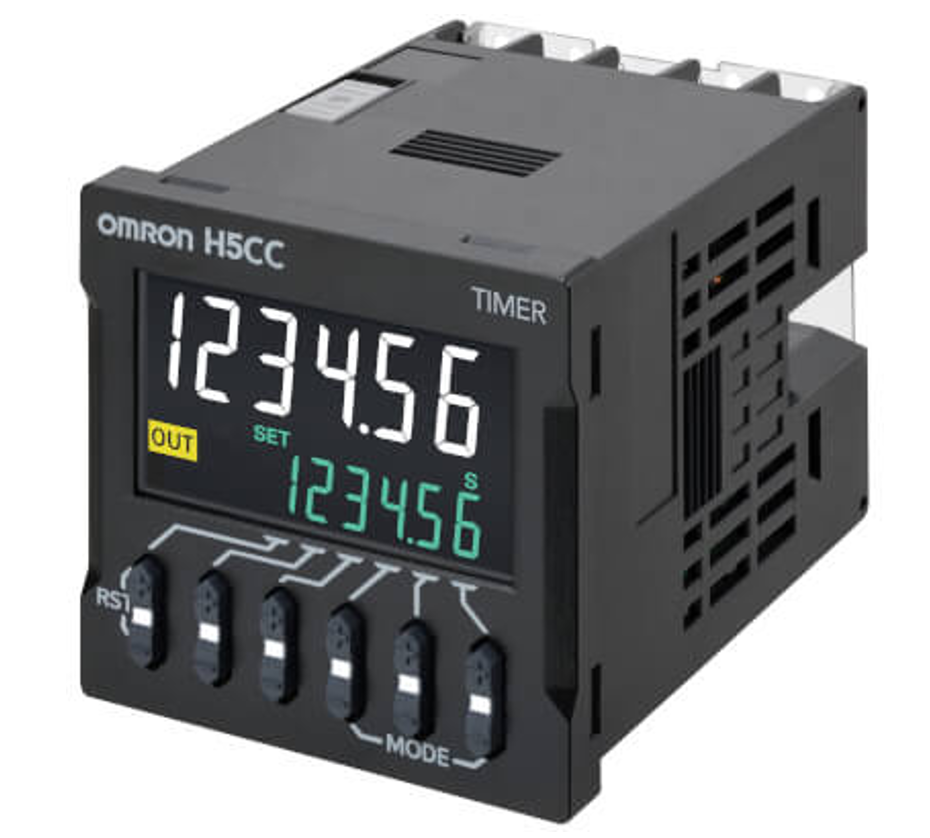 Omron H5CC - Đồng hồ hẹn giờ kỹ thuật số  ứng dụng kiểm soát thời gian