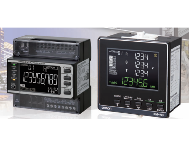 Omron KM-N2, KM-N3 Đồng hồ theo dõi điện năng Giải pháp giám sát năng lượng