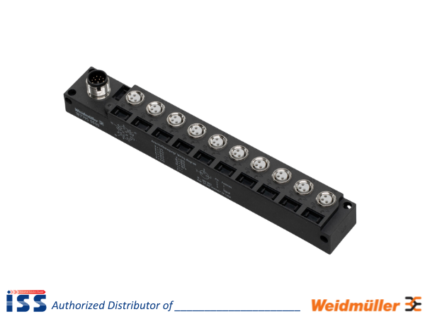 1877950000 | Đầu nối sensor SAI-10L-VP12-3A-M08L-PNP Weidmuller | Chính hãng