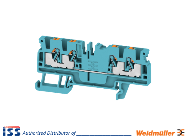 1521700000 | Cầu đấu dây A4C 2.5 BL Weidmuller | Chính hãng