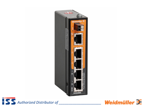 2828540000 | Bộ chia mạng 5 cổng RJ45 IE-SW-ELB-05-5TX Weidmuller | Chính hãng