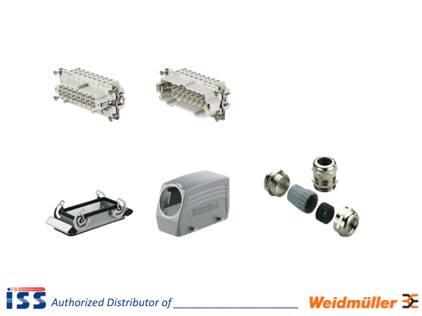 1802400000 | Bộ Kit Heavy Duty Connectors HDC-KIT-HE 16.120 M Weidmuller | Chính hãng