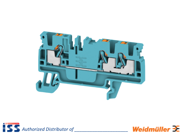 1521780000 | Cầu đấu dây A3C 2.5 BL Weidmuller | Chính hãng