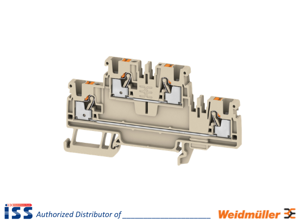 1547610000 | Cầu đấu dây 2 tầng A2T 2.5 Weidmuller | Chính hãng