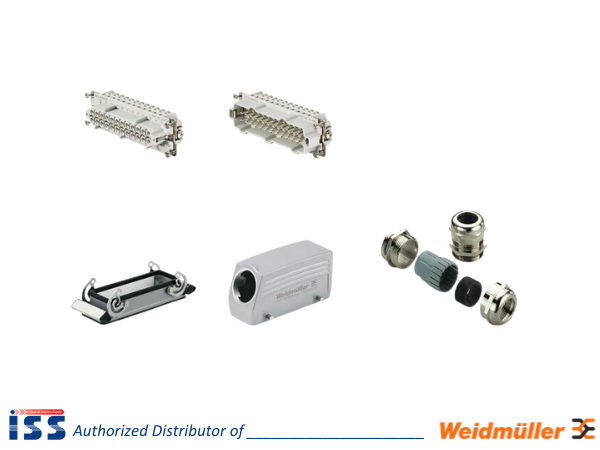 1802380000 | Bộ Kit Heavy Duty Connectors HDC-KIT-HE 24.130 M Weidmuller | Chính hãng