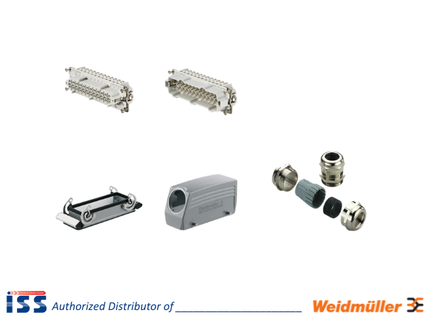 1712530000 | Bộ Kit Heavy Duty Connectors HDC-KIT-HE 24.130 Weidmuller | Chính hãng