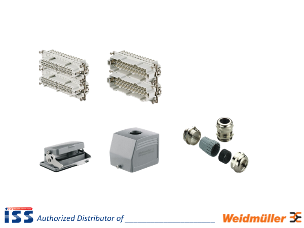 1802360000 | Bộ Kit Heavy Duty Connectors HDC-KIT-HE 48.150 M Weidmuller | Chính hãng