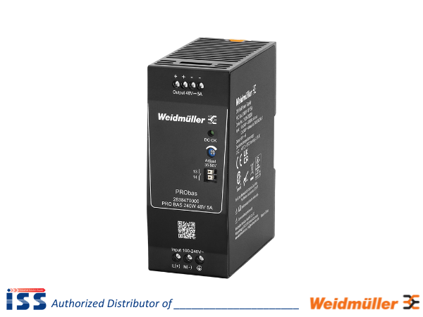 2838470000 | Bộ nguồn PRO BAS 240W 48V 5A Weidmuller | Chính hãng