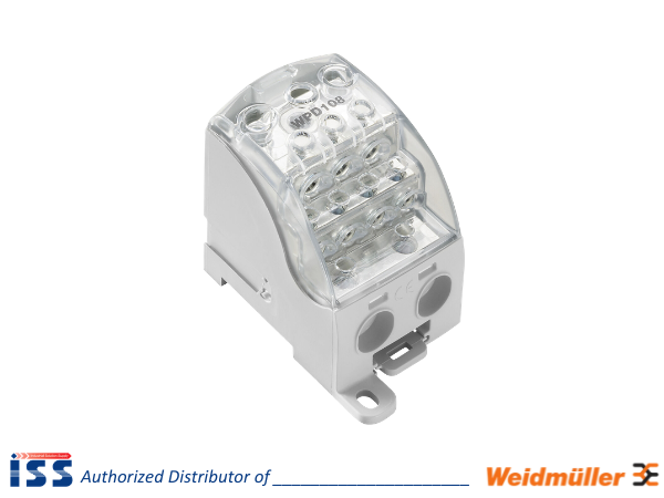 1562100000 | Hộp chia cáp WPD 108 1X120/2X35+3X25+4X16 GY Weidmuller | Chính hãng
