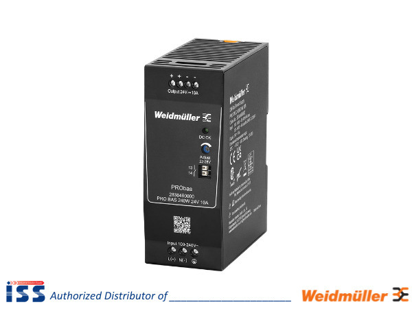 2838460000 | Bộ nguồn PRO BAS 240W 24V 10A Weidmuller | Chính hãng