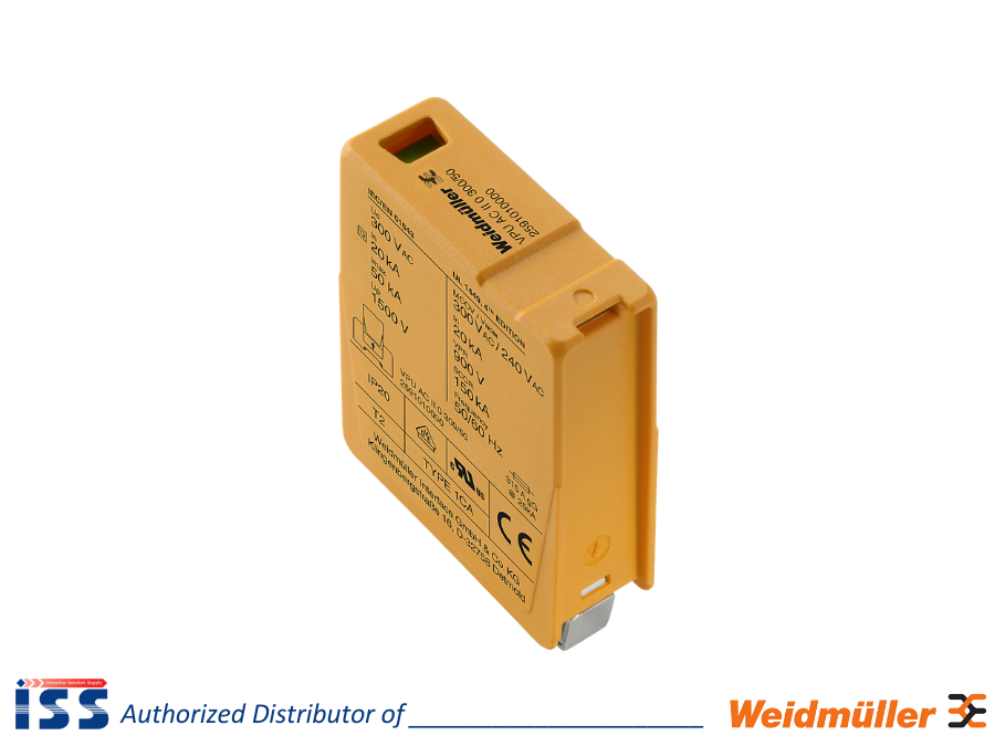 2591010000 | Bộ chống sét dự phòng VPU AC II 0 300/50 Weidmuller | Chính hãng