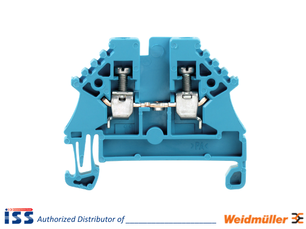 1023780000 | Cầu đấu dây WDU 2.5N BL Weidmuller | Chính hãng