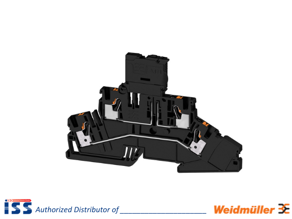 2816960000 | Cầu đấu dây cầu chì 2 tầng A2T 4 FS-FT BK Weidmuller | Chính hãng