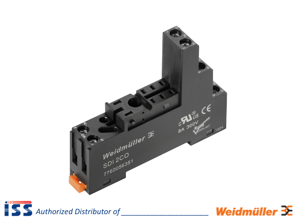 7760056351 | Chân đế relay 2 cặp tiếp điểm DRI SDI 2CO Weidmuller | Chính hãng