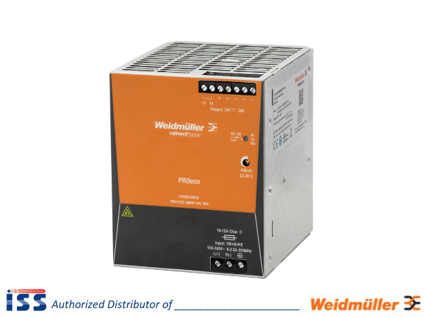 1469510000 | Bộ nguồn PRO ECO3 480W 24V 20A Weidmuller | Chính hãng