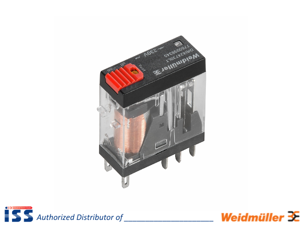 7760056343 | Relay 2 cặp tiếp điểm dòng D DRI424524LT Weidmuller | Chính hãng