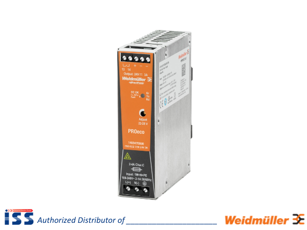 1469570000 | Bộ nguồn PRO ECO 72W 12V 6A Weidmuller | Chính hãng