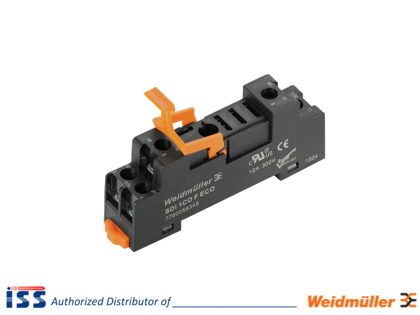 7760056348 | Chân đế relay 1 cặp tiếp điểm DRI SDI 1CO F ECO Weidmuller | Chính hãng
