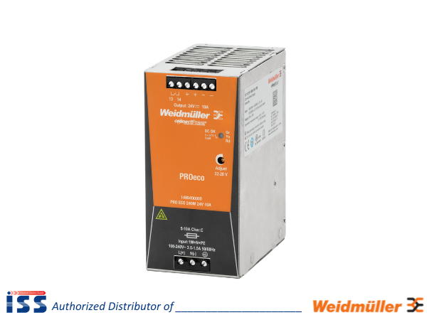 1469490000 | Bộ nguồn PRO ECO 240W 24V 10A Weidmuller | Chính hãng