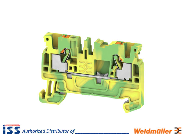 1521680000 | Cầu đấu dây Domino nối đất dạng cắm A2C 2.5 PE Weidmuller | Chính hãng
