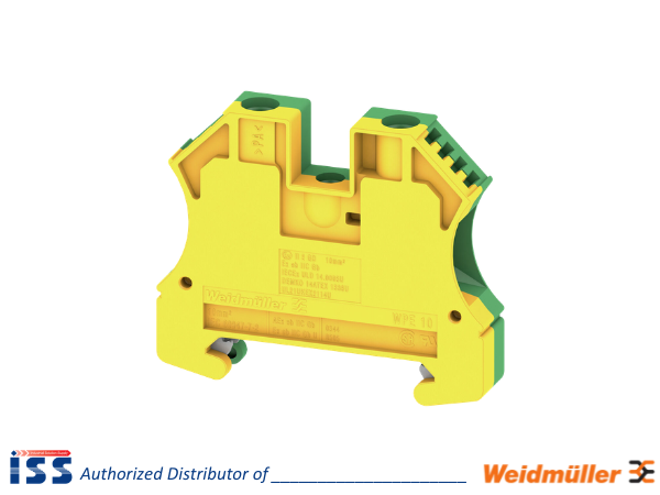 1010300000 | Cầu đấu dây nối đất WPE 10 Weidmuller | Chính hãng