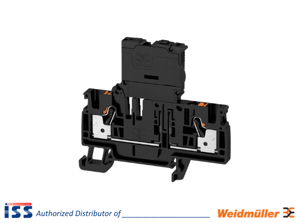 2429860000 | Cầu đấu dây cầu chì AFS 4 2C BK Weidmuller | Chính hãng