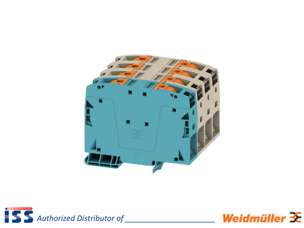 2663300000 | Cầu đấu dây cấp nguồn A2C 50/70 3FT-N Weidmuller | Chính hãng