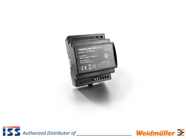 7791400879 | Bộ cấp nguồn và giám sát trạng thái TRANSCLINIC BKE 1K5.4 Weidmuller | Chính hãng