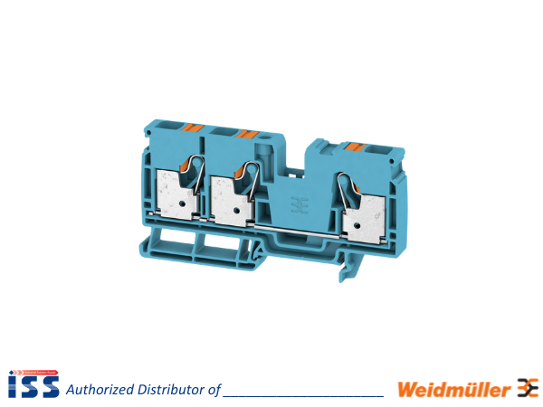 2490510000 | Cầu đấu dây Domino dạng cắm thường A3C 10 BL Weidmuller | Chính hãng