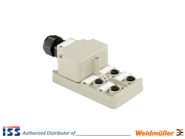 1892100000 | Đầu nối dây dẫn điện SAI-4-M 5P M12 ECO Weidmuller | Chính hãng